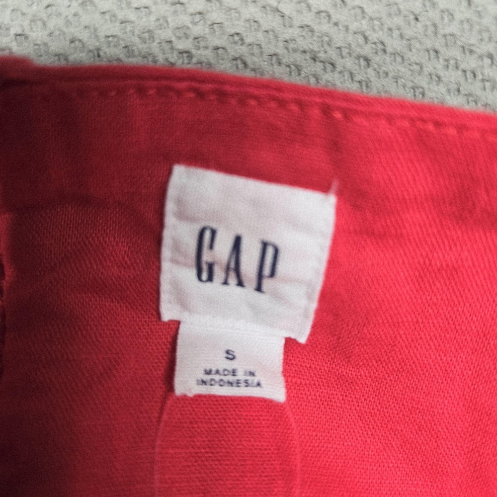 GAP Dress Womens S Pink Sundress Fit & Flare Short Sleeveless Smocked Strappy‎ - Picture 12 of 15